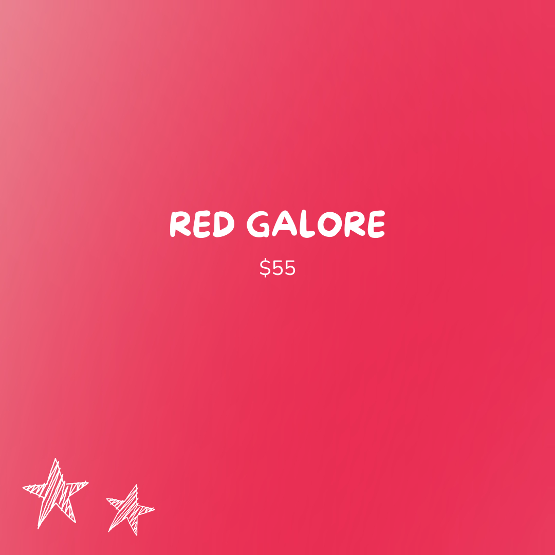 RED GALORE grab bag